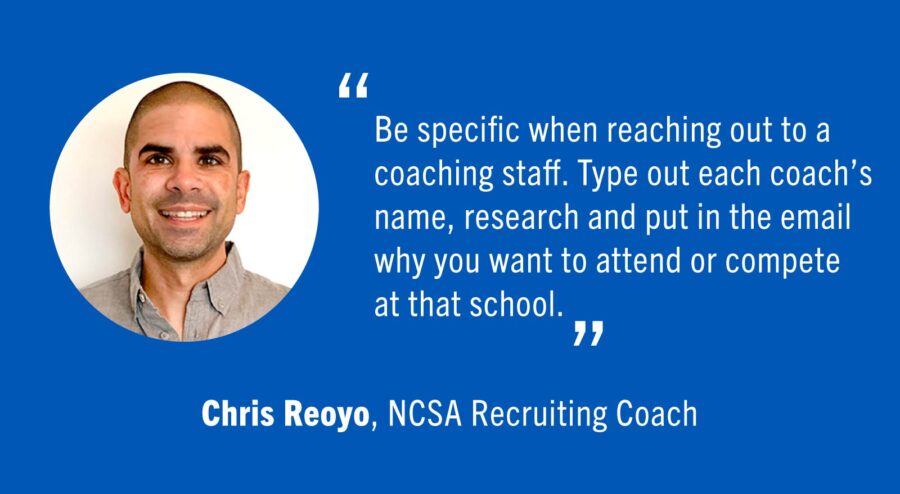 recruiting coach tip recruiting coach tip